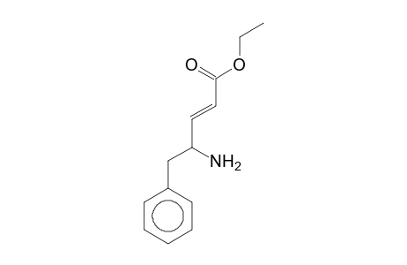 2-(E)-Pentenoic acid, (4S)-amino-5-phenyl-, ethyl ester