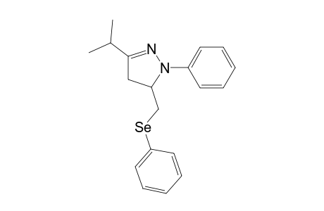 2-phenyl-3-(phenylselanylmethyl)-5-propan-2-yl-3,4-dihydropyrazole