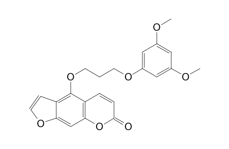 4-[3-(3,5-Dimethoxyphenoxy)propoxy]-7H-furo[3,2-g][1]benzopyran-7-one