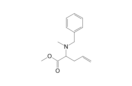2-[benzyl(methyl)amino]pent-4-enoic acid methyl ester