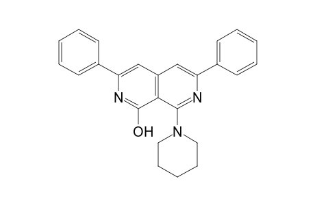 2,7-Naphthyridin-1-ol, 3,6-diphenyl-8-(1-piperidinyl)-