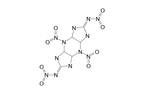 4,8-DINITRO-2,6-BIS-(NITROIMINO)-DODECAHYDRODIIMIDAZO-[4,5-B:4',5'-E]-PYRAZINE