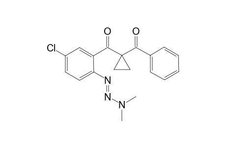 (E)-(1-benzoylcyclopropyl)(5-chloro-2-(3,3-dimethyltriaz-1-en-1-yl)phenyl)methanone