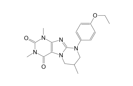 9-(4-ethoxyphenyl)-1,3,7-trimethyl-6,7,8,9-tetrahydropyrimido[2,1-f]purine-2,4(1H,3H)-dione