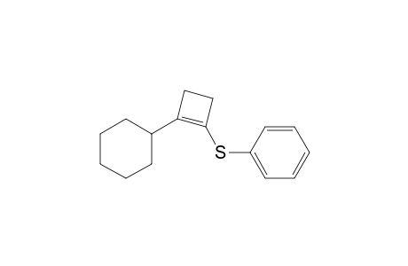 (2-cyclohexylcyclobuten-1-yl)sulfanylbenzene