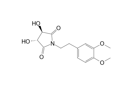 (3R,4R)-1-homoveratryl-3,4-dihydroxy-pyrrolidine-2,5-quinone