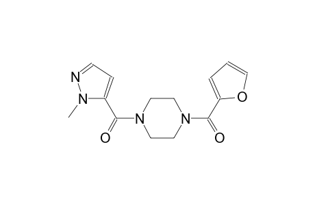 1-(2-furoyl)-4-[(1-methyl-1H-pyrazol-5-yl)carbonyl]piperazine