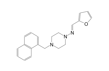 1-piperazinamine, N-[(E)-2-furanylmethylidene]-4-(1-naphthalenylmethyl)-
