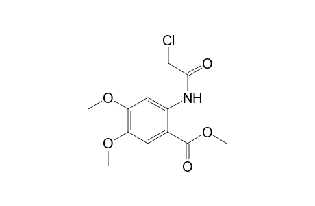 2-[(2-chloro-1-oxoethyl)amino]-4,5-dimethoxybenzoic acid methyl ester