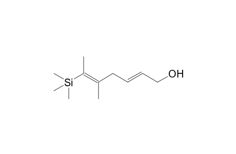 (2E/Z,5E)-5-Methyl-6-(trimethylsilyl)hepta-2,5-dien-1-ol