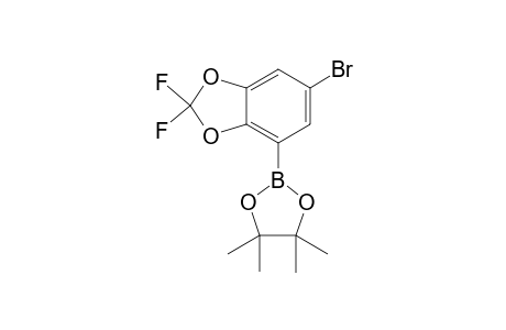 2-(6-bromo-2,2-difluorobenzo[d][1,3]dioxol-4-yl)-4,4,5,5-tetramethyl-1,3,2-dioxaborolane
