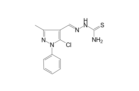 Pyrazole-4-carboxaldehyde, 5-chloro-3-methyl-1-phenyl-, thiosemicarbazone