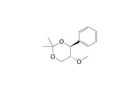 (4S,5R)-5-Methoxy-2,2-dimethyl-4-phenyl-1,3-dioxane