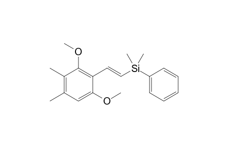 (E)-2-(2-Dimethylphenylsilylethenyl)-1,3-dimethoxy-4,5-dimethylbenzene