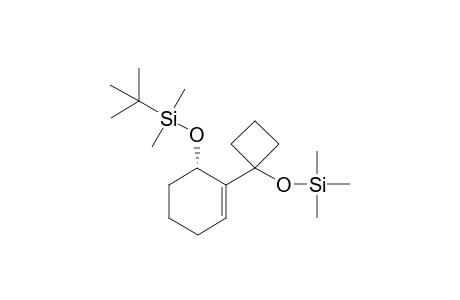 1-(2-(1-(trimethylsilyloxy)cyclobutyl)cyclohex-2-enyl) tert-butyldimethylsilyl ether
