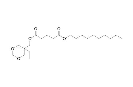 Glutaric acid, (5-ethyl-1,3-dioxan-5-yl)methyl decyl ester