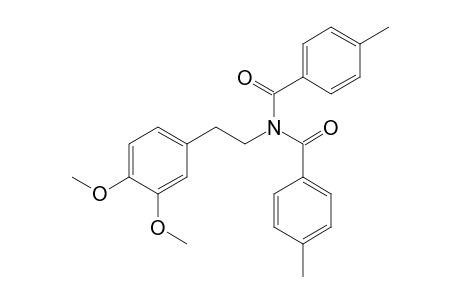 2-(3,4-Dimethoxyphenyl)ethylamine N,N-bis-(4-toluoyl)
