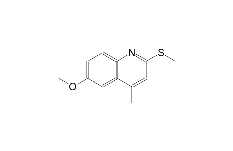 6-methoxy-4-methyl-2-(methylsulfanyl)quinoline