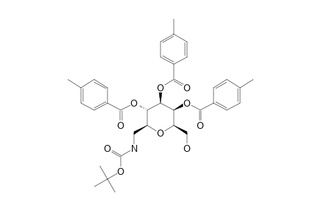 N-(TERT.-BUTOXYCARBONYL)-[2,3,4-TRI-O-(PARA-TOLUOYL)-BETA-D-GALACTOPYRANOSYL]-METHYLAMINE