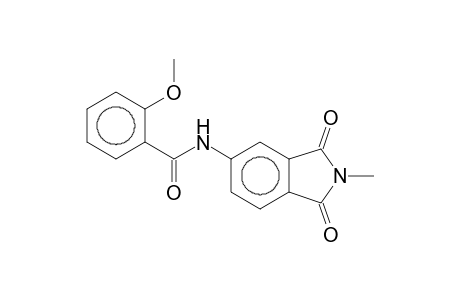 2-Methoxy-N-(2-methyl-1,3-dioxo-5-isoindolinyl)benzamide