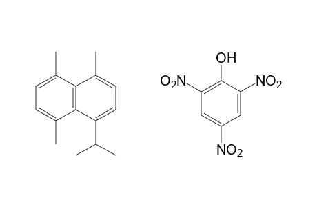 1-isopropyl-4,5,8-trimethylnaphthalene, picrate