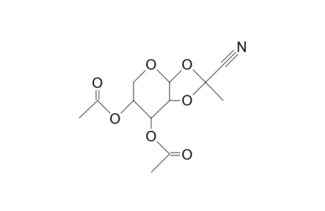 3,4-Di-O-acetyl-1,2-O-([R]-1-cyanoethylidene)-A-D-xylopyranose