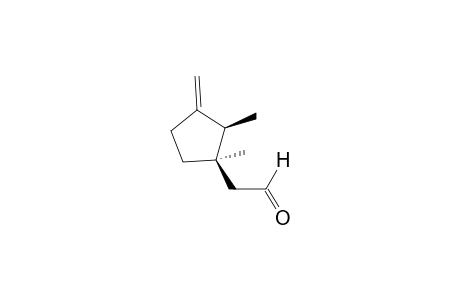 2-((1R,2R)-1,2-dimethyl-3-methylenecyclopentyl)acetaldehyde