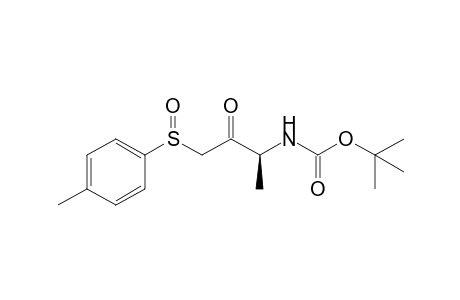 (3S,RS)-N-(tert-Butoxycarbonyl)-3-amino-1-(p-tolylsulfinyl)-2-butanone