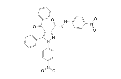 4-BENZOYL-5-PHENYL-1-(4-NITROPHENYL)-1H-PYRAZOLE-3-CARBOXYLIC-ACID-4-NITROPHENYL-HYDRAZIDE