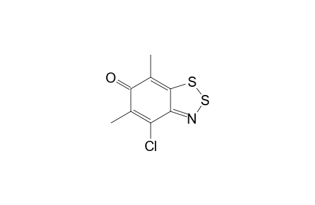 4-Chloro-5,7-dimethyl-6H-1,2,3-benzodithiazol-6-one