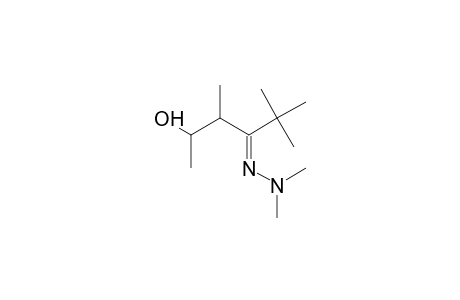 4-(Dimethylhydrazono)-3,5,5-trimethylhexan-2-ol