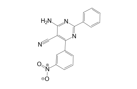 4-Amino-6-(3-nitrophenyl)-2-phenylpyrimidine-5-carbonitrile