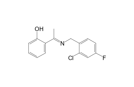 o-[N-(2-chloro-4-fluorobenzyl)aceimidoyl]phenol