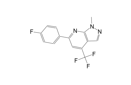 1H-pyrazolo[3,4-b]pyridine, 6-(4-fluorophenyl)-1-methyl-4-(trifluoromethyl)-