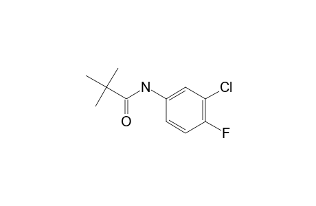 N-(3-Chloro-4-fluorophenyl)-2,2-dimethylpropanamide