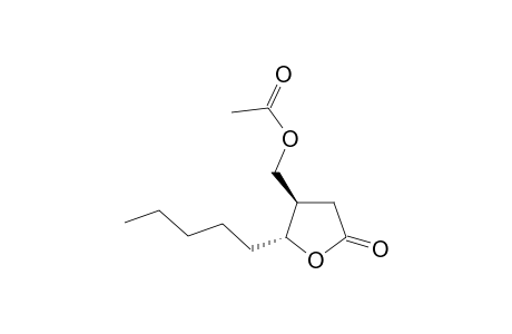 trans-4-Dihydro-4-acetoxymethyl-5-pentyl-2(3H)-furanone