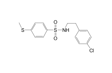 Benzenesulfonamide, N-[2-(4-chlorophenyl)ethyl]-4-methylthio-
