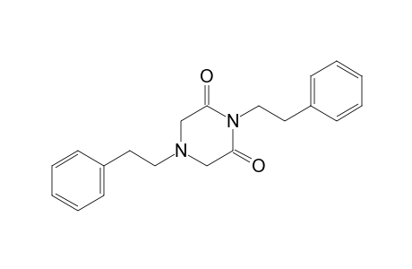 1,4-Bis(2-phenylethyl)-2,6-piperazinedione