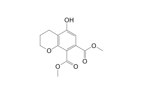 Dimethyl 2,3-dihydro-5-hydroxybenzo[b]-4H-pyran-7,8-dicarboxylate