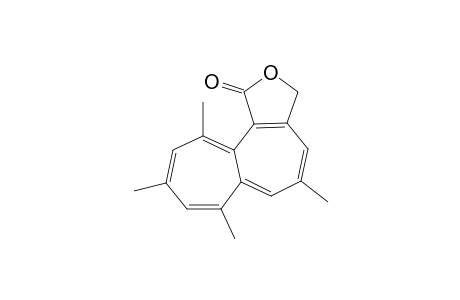 5,7,9,11-Tetramethyl-1,3-dihydroheptaleno[1,2-c]furan-1-one