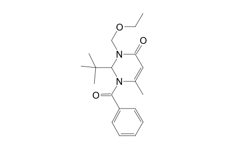 rac-1-Benzoyl-2-tert-butyl-3-(ethoxymethyl)-6-methyldihydropyrimidin-4-one