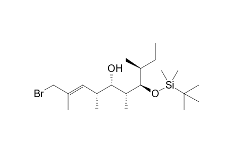 (E,4R,5S,6R,7R,8S)-1-bromanyl-7-[tert-butyl(dimethyl)silyl]oxy-2,4,6,8-tetramethyl-dec-2-en-5-ol
