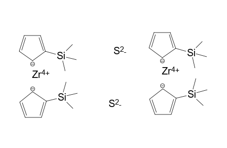 zirconium(IV) tetrakis(2-(trimethylsilyl)cyclopenta-2,4-dien-1-ide) disulfide