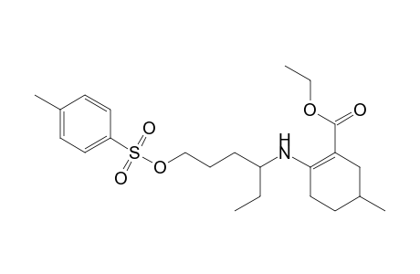 1-[N-(1'-Tosyloxyhex-4'-yl)amino]-2-(ethoxycarbonyl)-4-methylcyclohex-1-ene