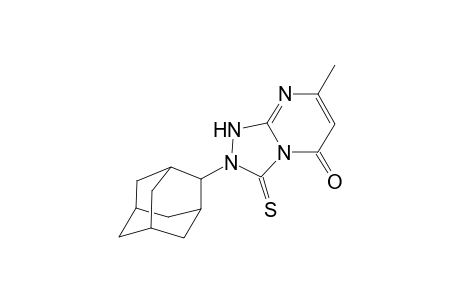 2-Adamantyl-7-methyl-3-thioxo-2,8-dihydro-1,2,4-triazolo[4,3-a]pyrimidin-5-one