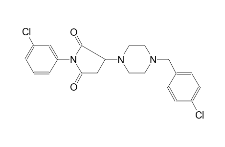 3-[4-(4-chlorobenzyl)-1-piperazinyl]-1-(3-chlorophenyl)-2,5-pyrrolidinedione