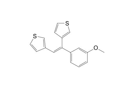 (Z)-3-(2-m-Methoxyphenyl-2-(thiophen-3-yl)vinyl)thiophene