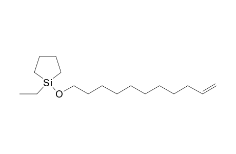 1-Ethyl-1-(10-undecenyloxy)silolane