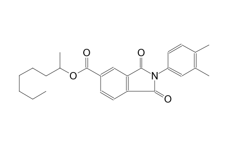 1-methylheptyl 2-(3,4-dimethylphenyl)-1,3-dioxo-5-isoindolinecarboxylate