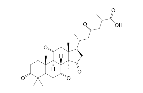 3,7,11,15,23-Pentaoxo-lanostan-26-oic Acid